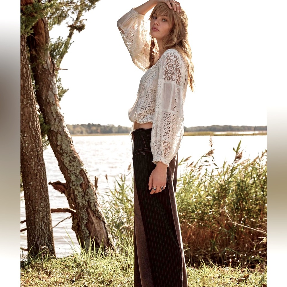 We The Free Gwyneth Low-Rise Wide-Leg Jeans